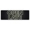 Signmission Open Late Banner Concession Stand Food Truck Single Sided B-72-30123 - alternate 1
